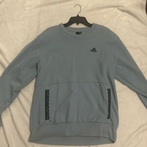 Light blue Adidas crewneck sweater large